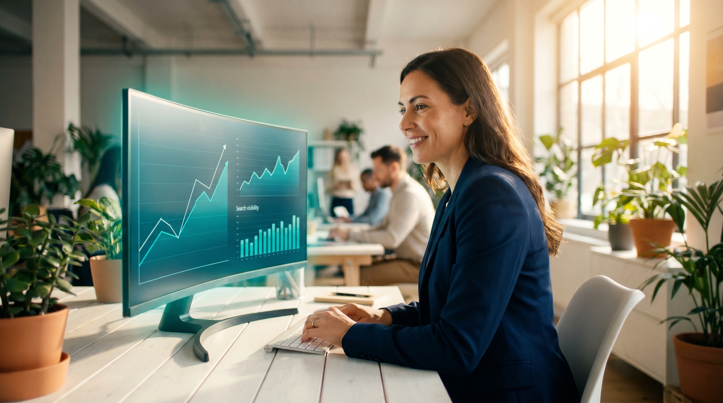 Wizualizacja 5-krokowego procesu GEO Ad Plus